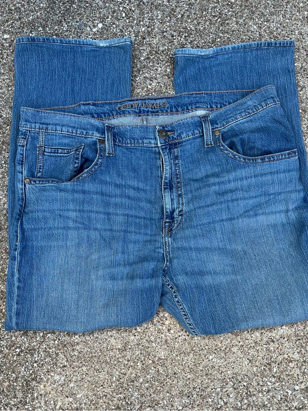 Cody James Men’s 42x32 Bozeman Wash Wyatt Slim Bootcut Stretch Western  Jeans